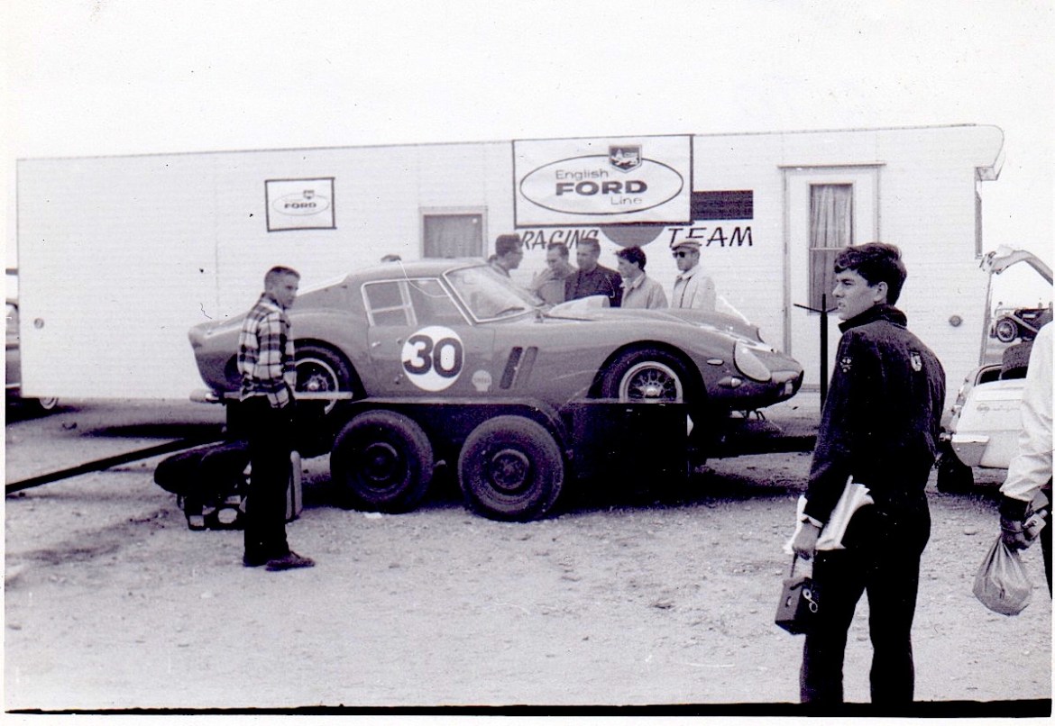 The Mastroianni Family Ferrari GTO getting ready to do battle.